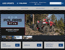 Tablet Screenshot of leessports.biz